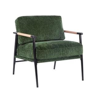 Modern Accent Chair With Cushions, Cozy Seating