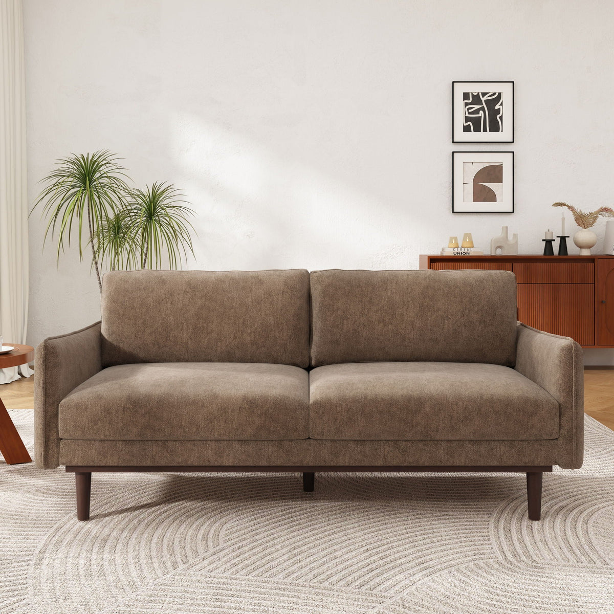 Loveseat Sofa With Spacious Seating