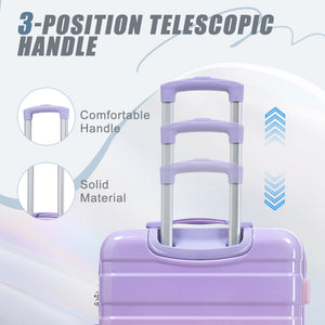 3-Piece PC Spinner Wheel Luggage Set