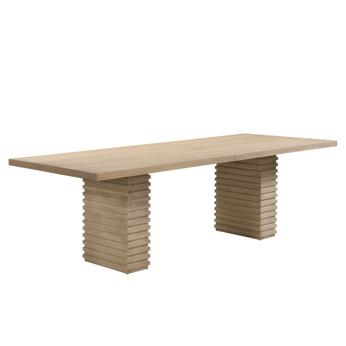 95-Inch Dining Table in Light Ash
