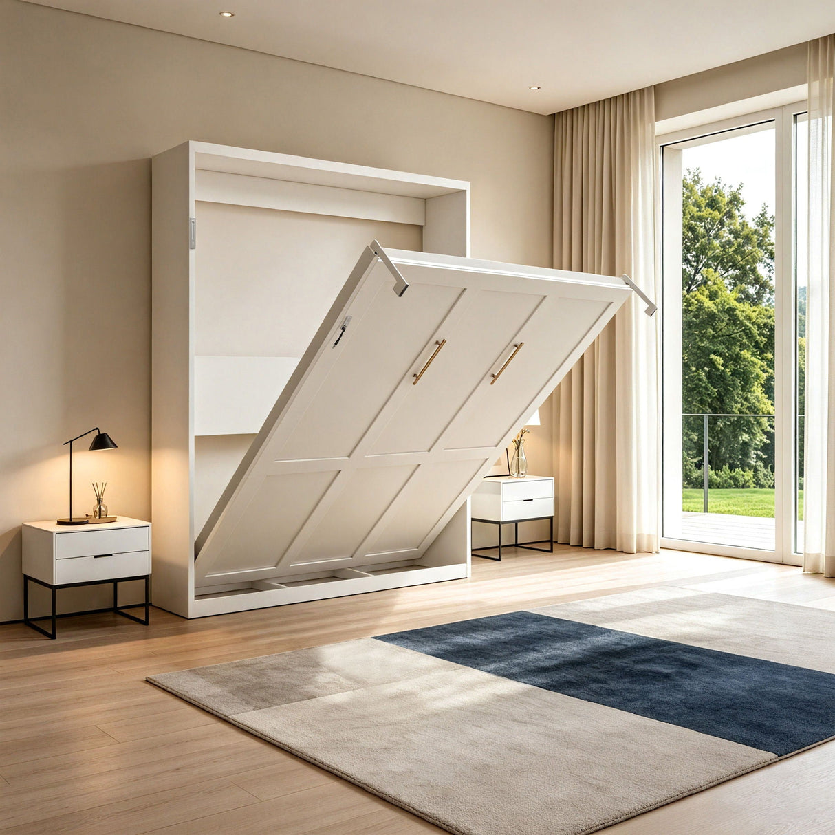 Folding Vertical Murphy Wall Bed
