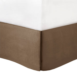 7 Piece Comforter Set Taupe/Brown King