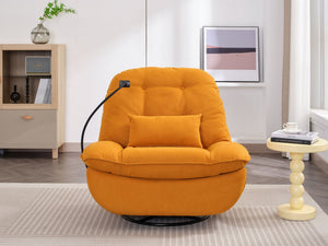 Power Recliner Swivel Glider USB Charger With tooth Music Player, Sleep, Working, Game And Leisure
