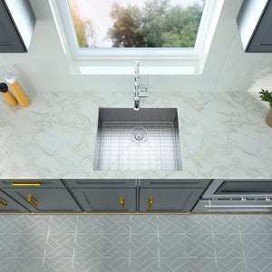 Modern Style Undermount Sink With Stainless Steel, Deep Single Bowl