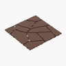 Stone Style Patio Deck Tiles Diy Interlocking Floor Tiles