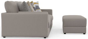 Trevor - Extra Deep Oversized Sofa With Included Storage Cocktail Ottoman