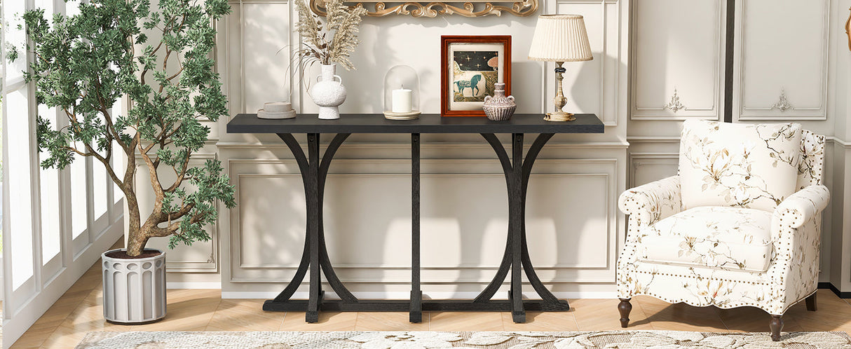 U-Style 59.8'' Wooden Console Table