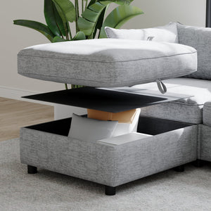 Modular Sectional Sofa, Convertible Sofa Seat With Storage