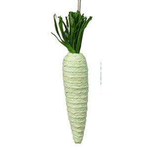 Sisal Rope Carrot Ornament -