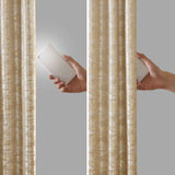 Jacquard lined total blackout rod pocket/back tab curtain panel (only 1 pc panel)