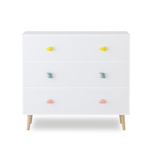 3 Drawer Dresser Storage Cabinet