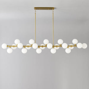 75.6'' Large Pendant Lamp with Opal Glass Shade