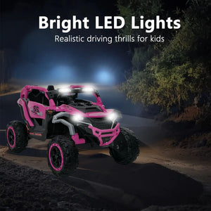 Ride On Kids Electric Truck With Remote Control, Front & Rear Suspension