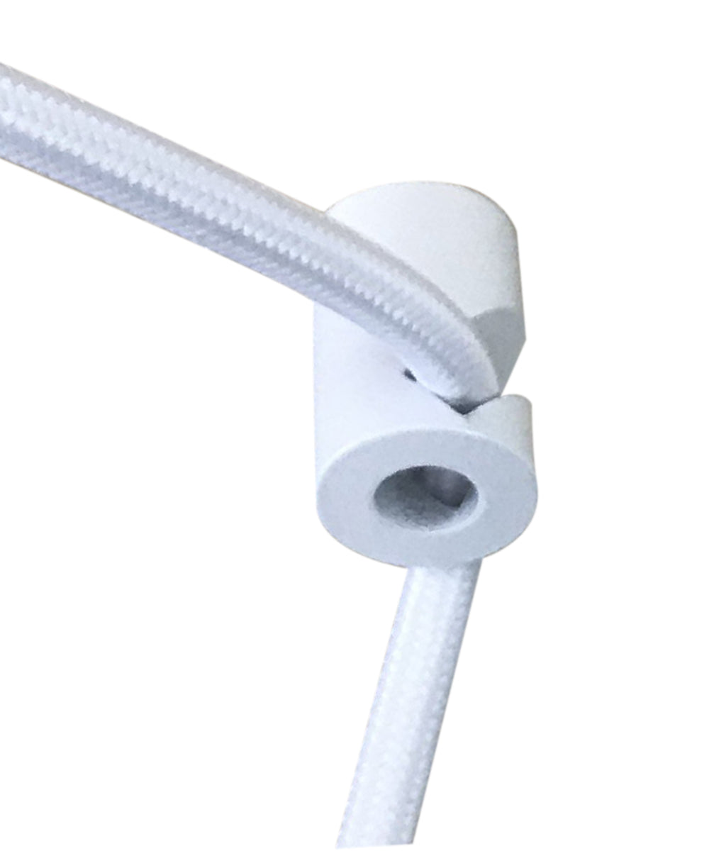 1-Light Plug In Swag Pendant Ceiling Light Granite Grey Shade