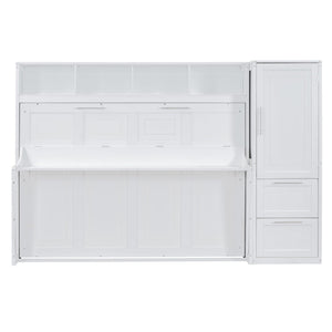 Space Saving Murphy Wall Bed With Closet And Drawers