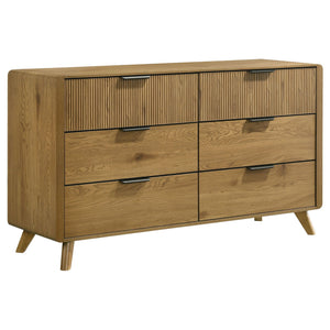Bennett 4-piece Eastern King Bedroom Set Light Oak
