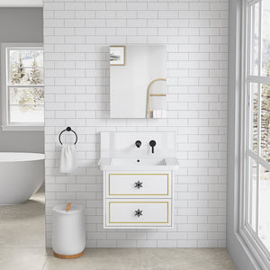 20'' W x 26'' H Frameless Mirror Medicine Cabinet
