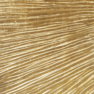 Signature Sunburst Hand-Painted Wall Art Triptych with Gold Foil – Gold