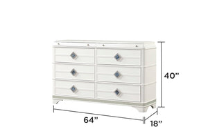 Laguna Modern Style 5 Piece King Upholstered Bedroom Set