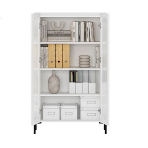 Abbey - Bookcase Cabinet With 4 Adjustable Shelves