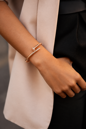 18k Nail Bracelet