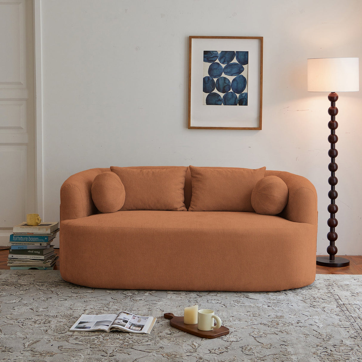 Sofa-in-a-Box, Memory Foam 2-Seater Couch