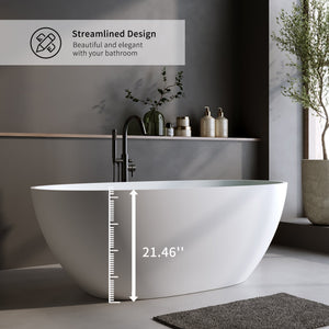 59'' Solid Surface Matte Tub