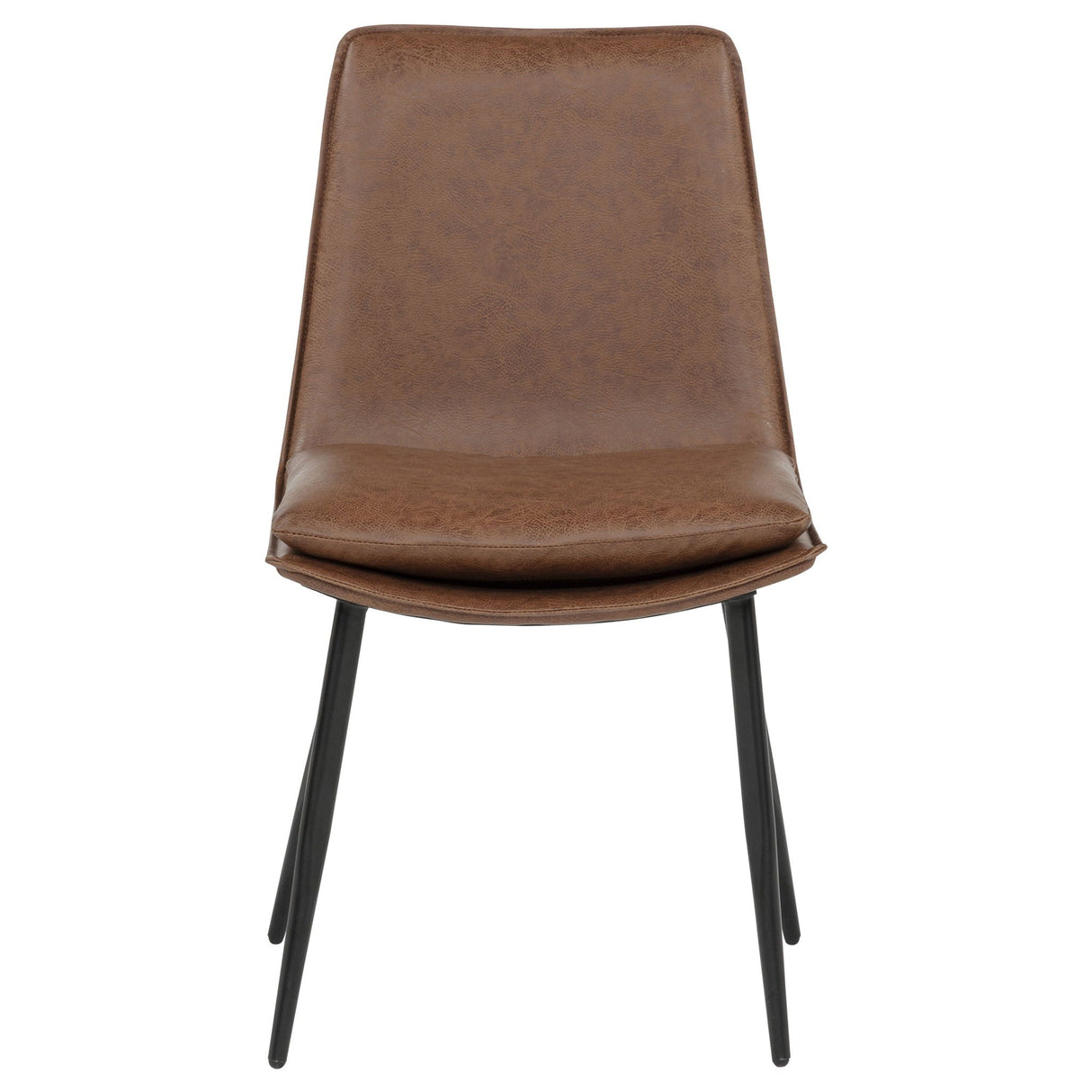 Ortega Upholstered Dining Side Chair Coffee (Set of 2)
