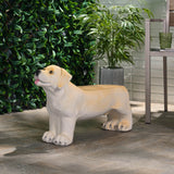 Labrador Dog Bench - Light Brown, by christopher knight home