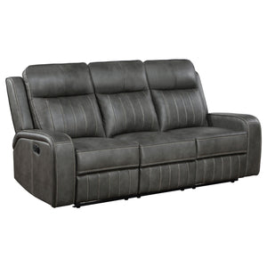 Forrest - 2 Piece Motion Reclining Sofa Set - Gray