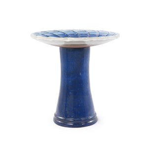 Handmade Glazed Ceramic Bird Bath
