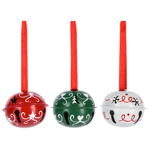 Christmas Jingle Bell Boxed Ornaments - 6 Piece