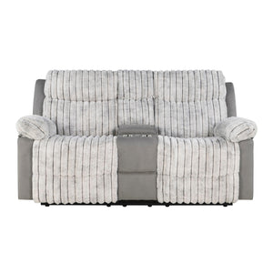 Bruni - Console Reclining Loveseat With Manual Recline