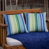 2 Pack Outdoor Throw Pillows, Waterproof & Fade-Resistant