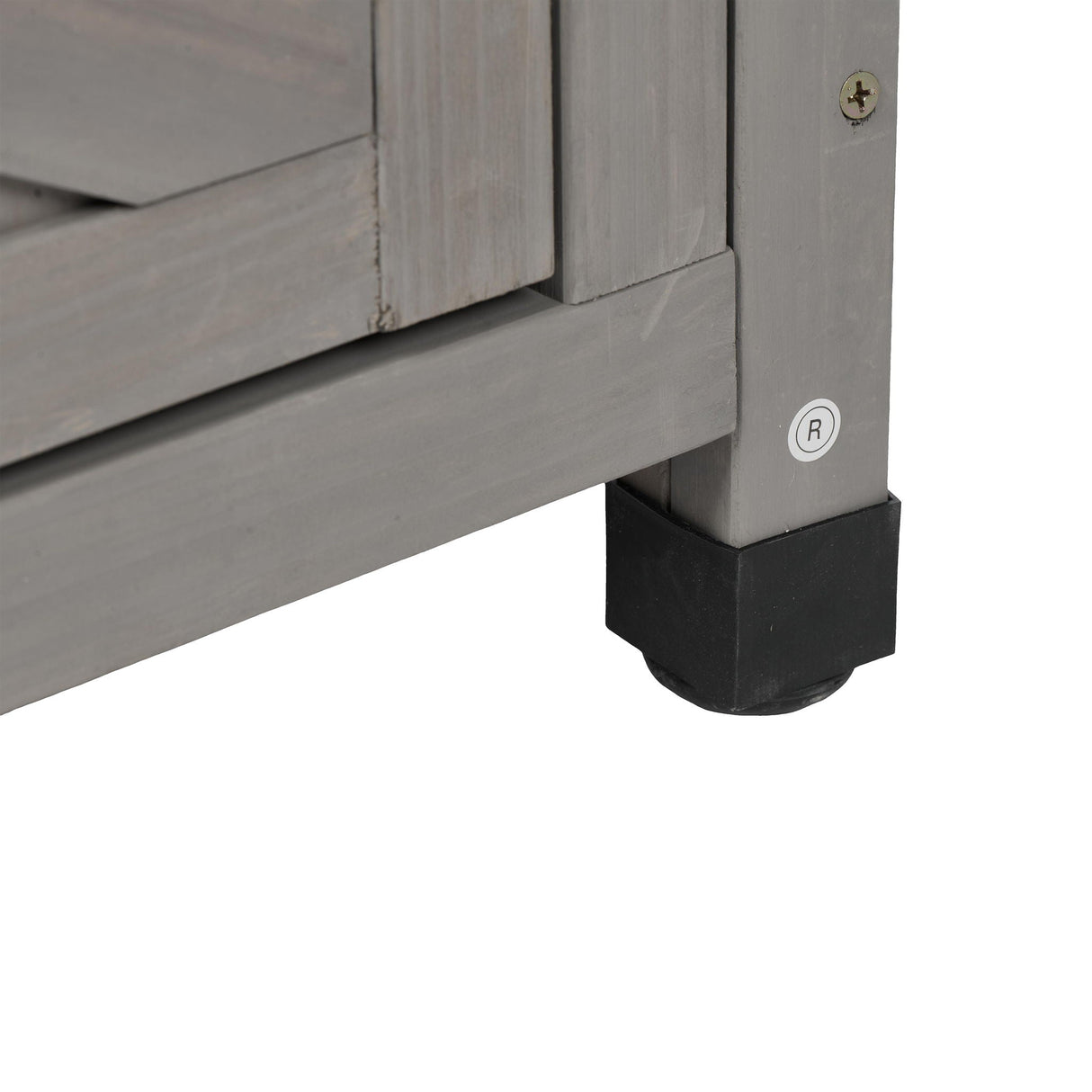 Patio Bar Table Set With Storage