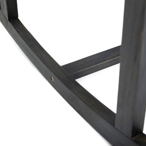 Baxter - Rocking Loveseat - Dark Gray
