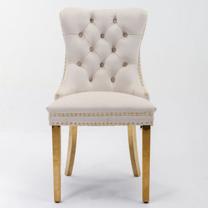 Nikki - Modern, High-End Tufted Dining Chair (Set of 2)