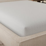 Snow soft circular poly knit with heiq cooling water resistant mattress protector