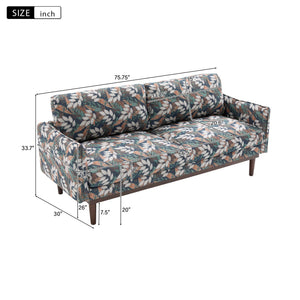2 Seater Loveseat Sofa With Spacious Seating Area