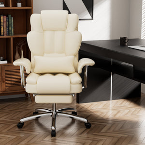 Big and Tall Executive Office Chair with Footrest