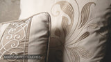 Hillcrest 9-Pc Ivory Damask Jacquard Comforter Ensemble