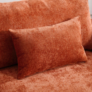 Mid Century Modern Fabric Loveseat Sofa, 2 Seat Upholstered Couch