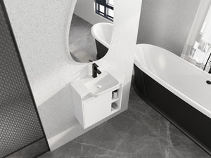 24'' Wall-Mounted Bathroom Vanity