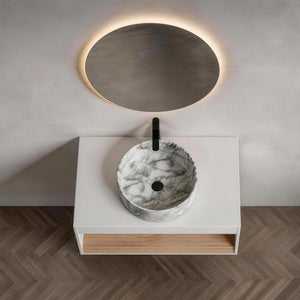 Floating Bathroom Vanity With Vessel Sink