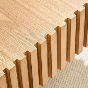 Modern Handcraft Drum Coffee Table