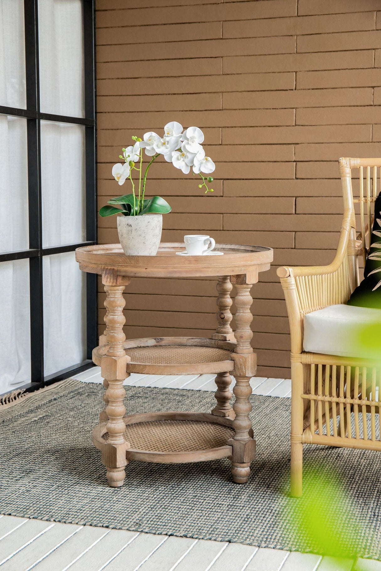 Round 3 Tiered Side Tabel, End Tabel For Lving Room Bedroom Entryway