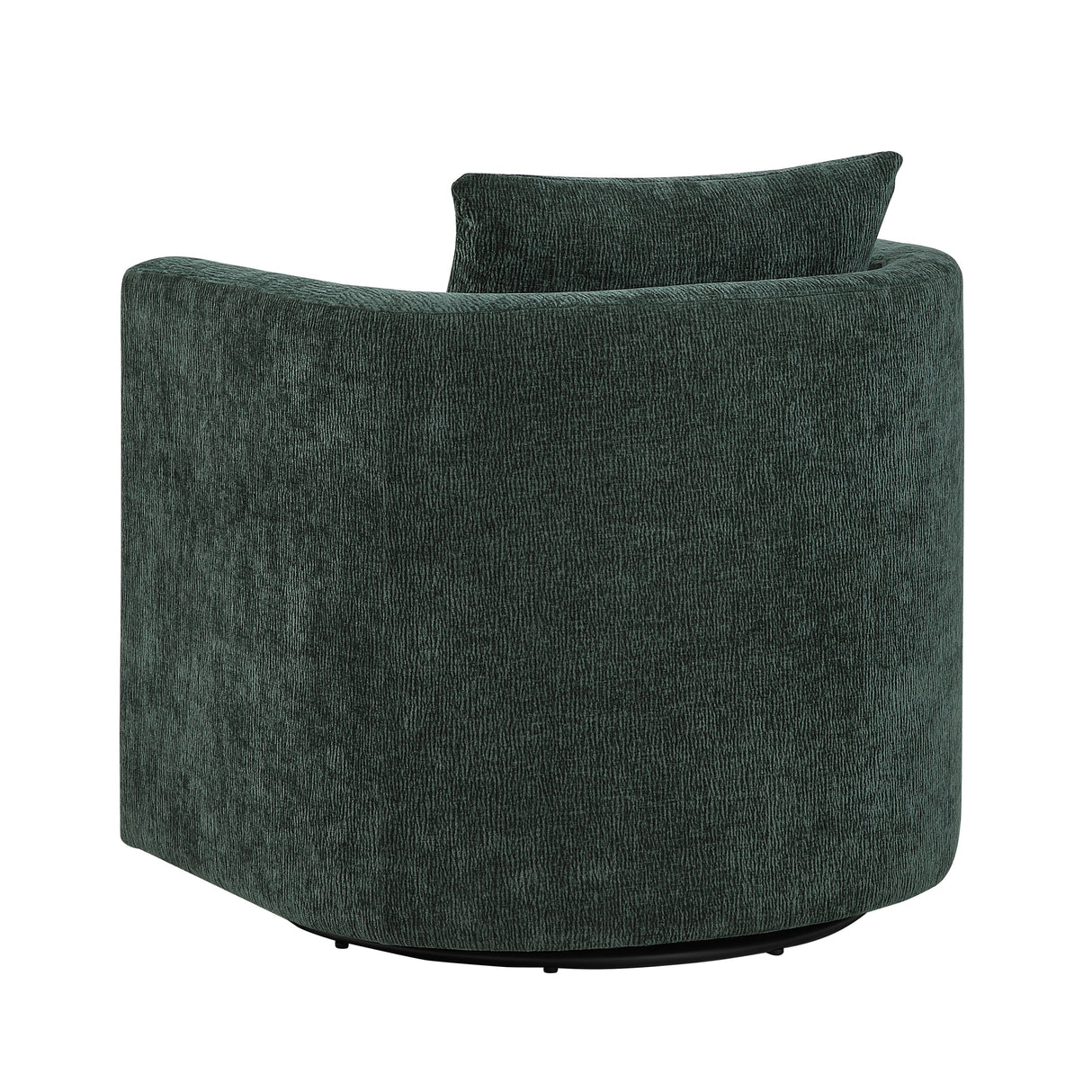 Sutton Light Grey Performance Fabric Swivel Barrel Chair