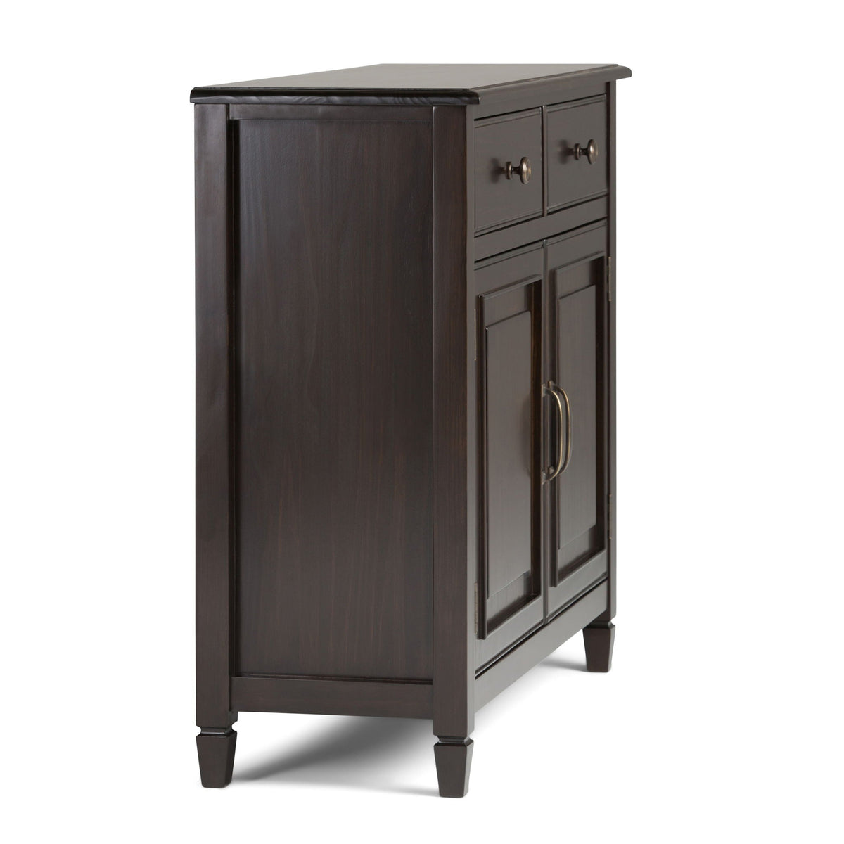 Connaught Handcrafted Entryway Storage Cabinet with Adjustable Shelves - Multiple Colors
