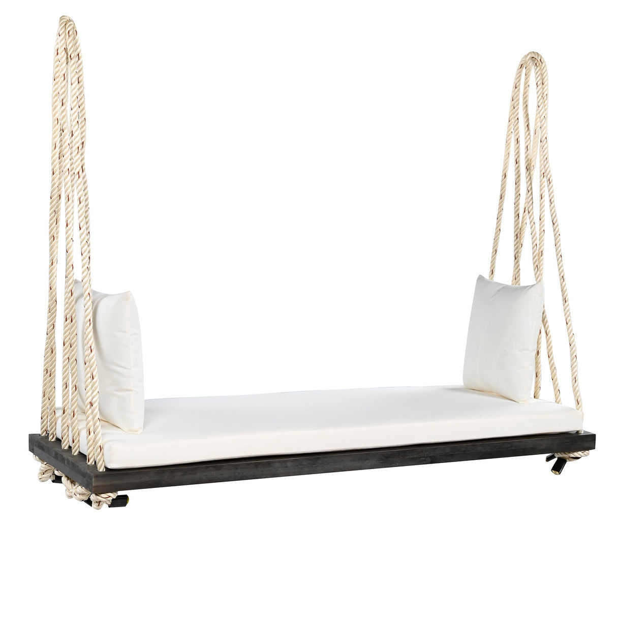 TOPMAX Patio Wooden Swing Chair