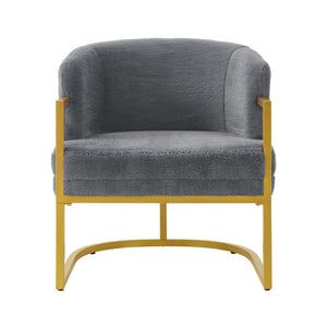 Upholstered Reading Accent Armchair for Living Room